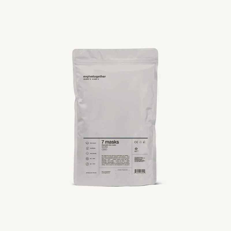 Face Mask 7 Pack (Navy) - Image 3