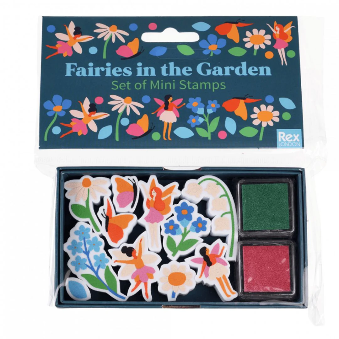 Fairies In The Garden Set Of Mini Stamps
