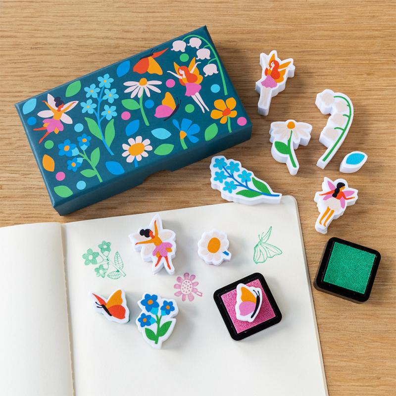 Fairies In The Garden Set Of Mini Stamps - Image 2