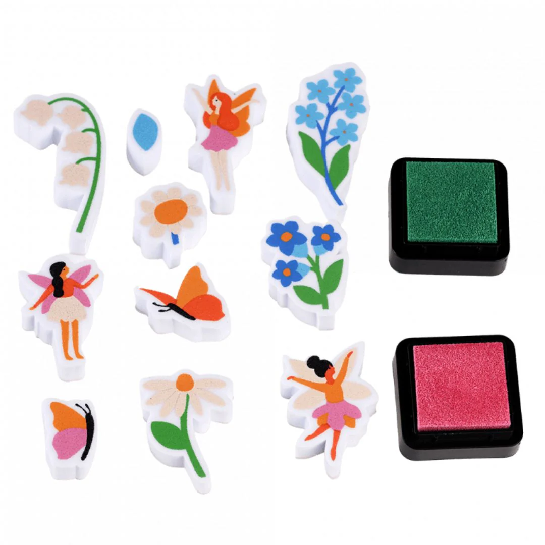 Fairies In The Garden Set Of Mini Stamps - Image 3