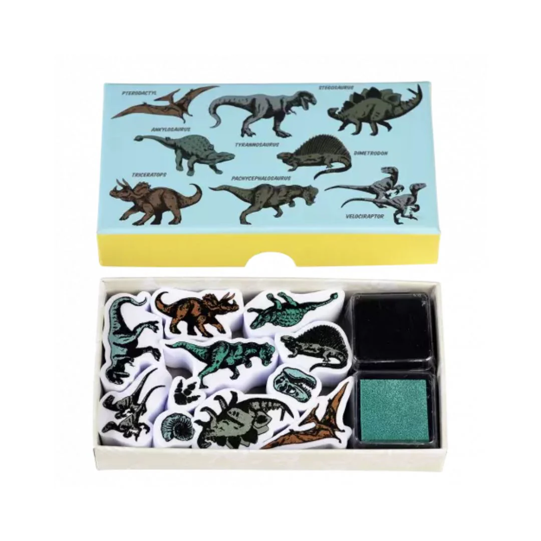 Prehistoric Land Set Of Mini Stamps