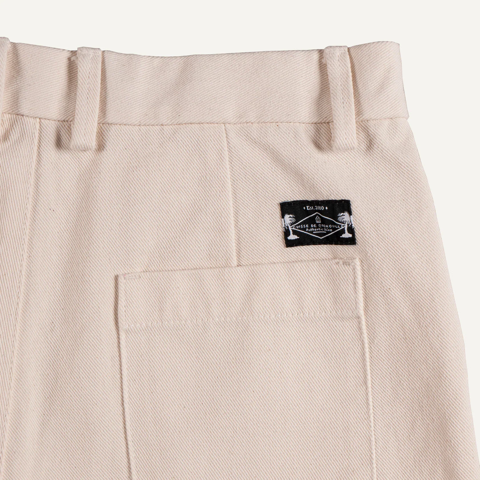 Fatigue Shorts (Ecru) - Image 3