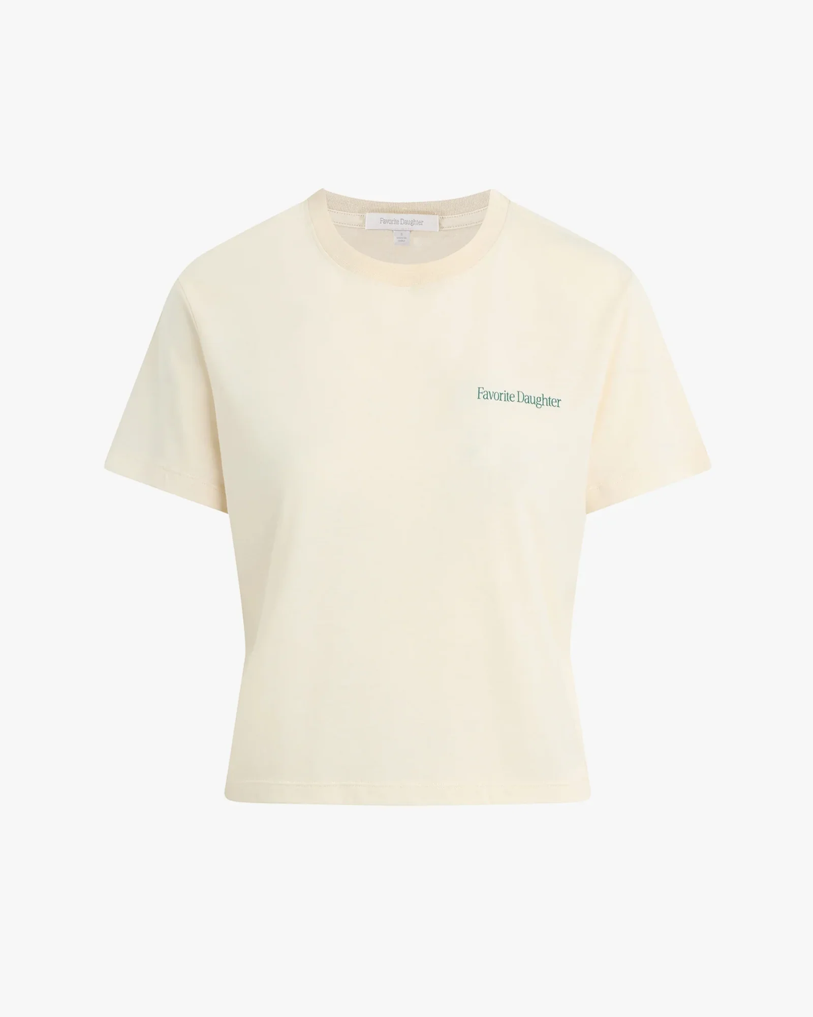 Favorite Daughter Cropped Logo Tee