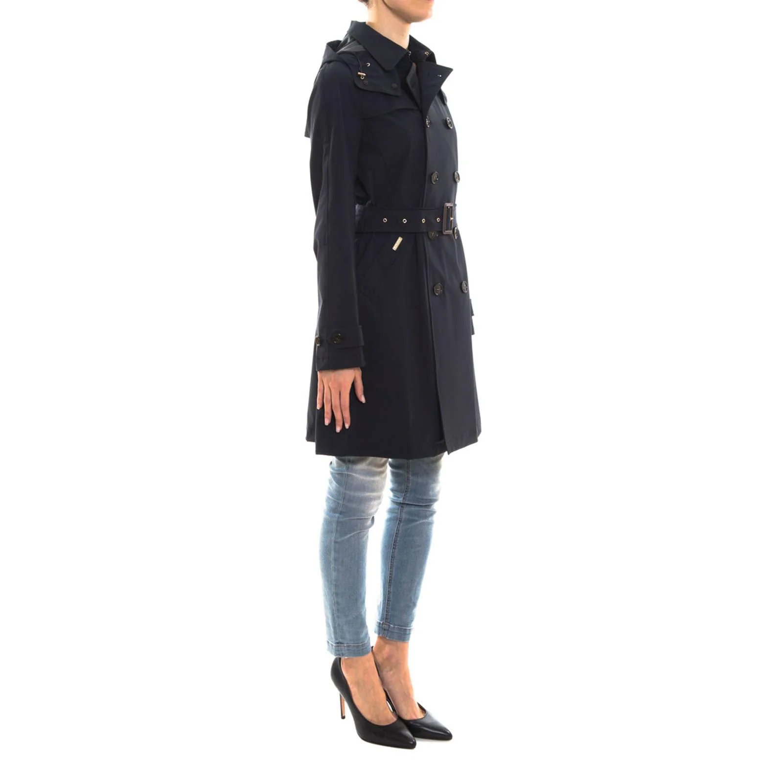 Fayette Trench Coat (Navy) - Image 3