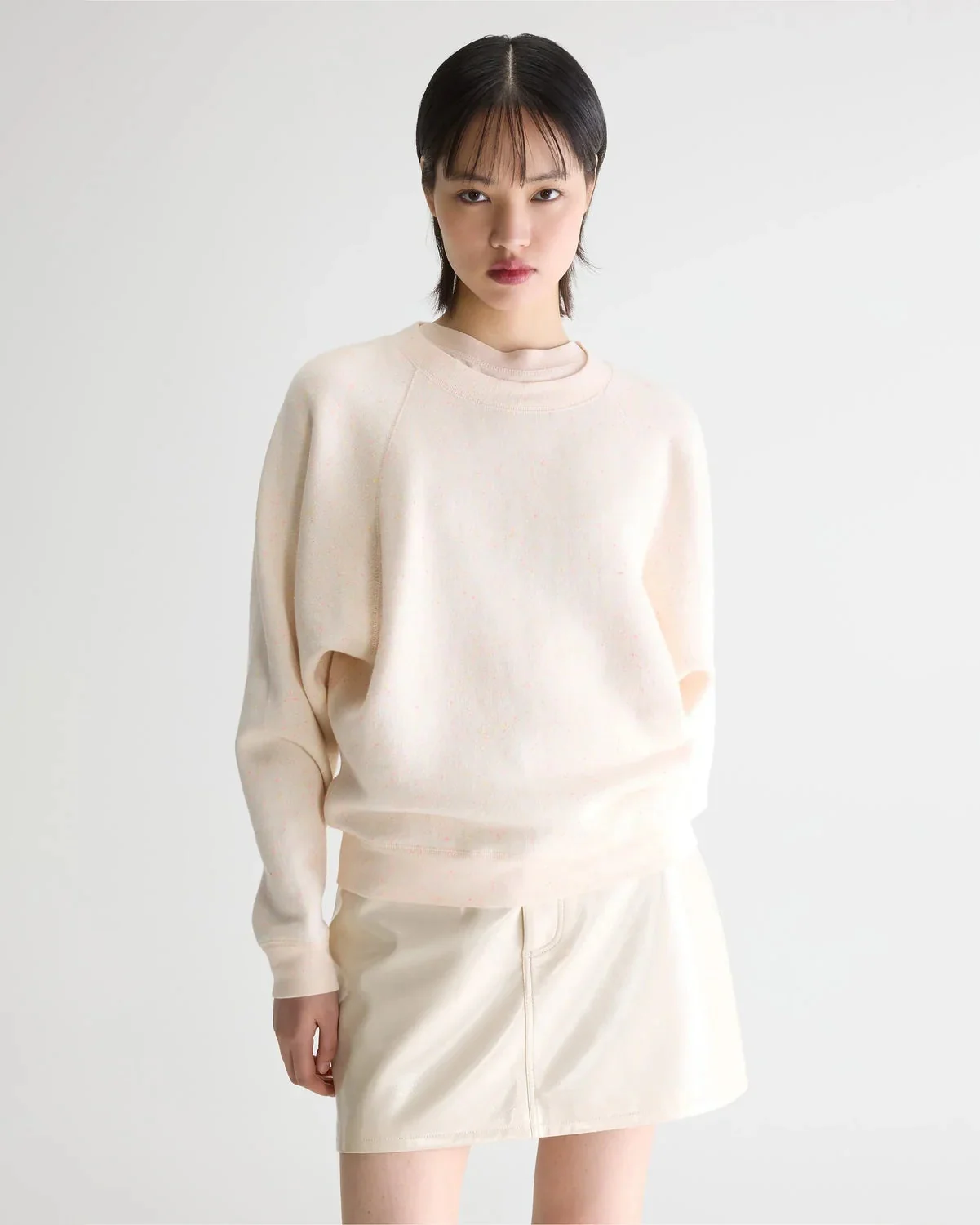 Fella Relaxed Sweatshirt (Ecru + Flash Wash)