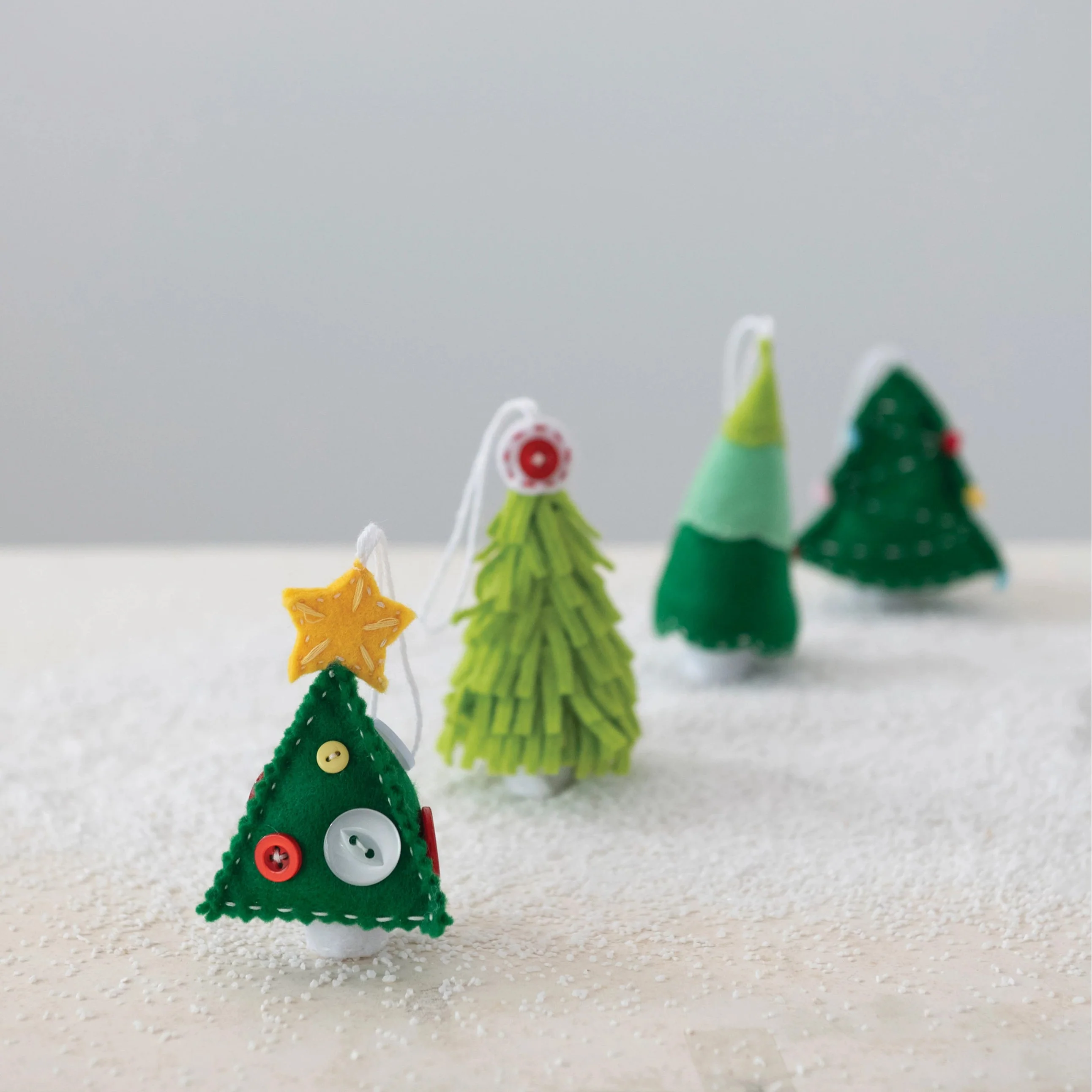 Felt Tree Ornament (Colour Block) - Image 3