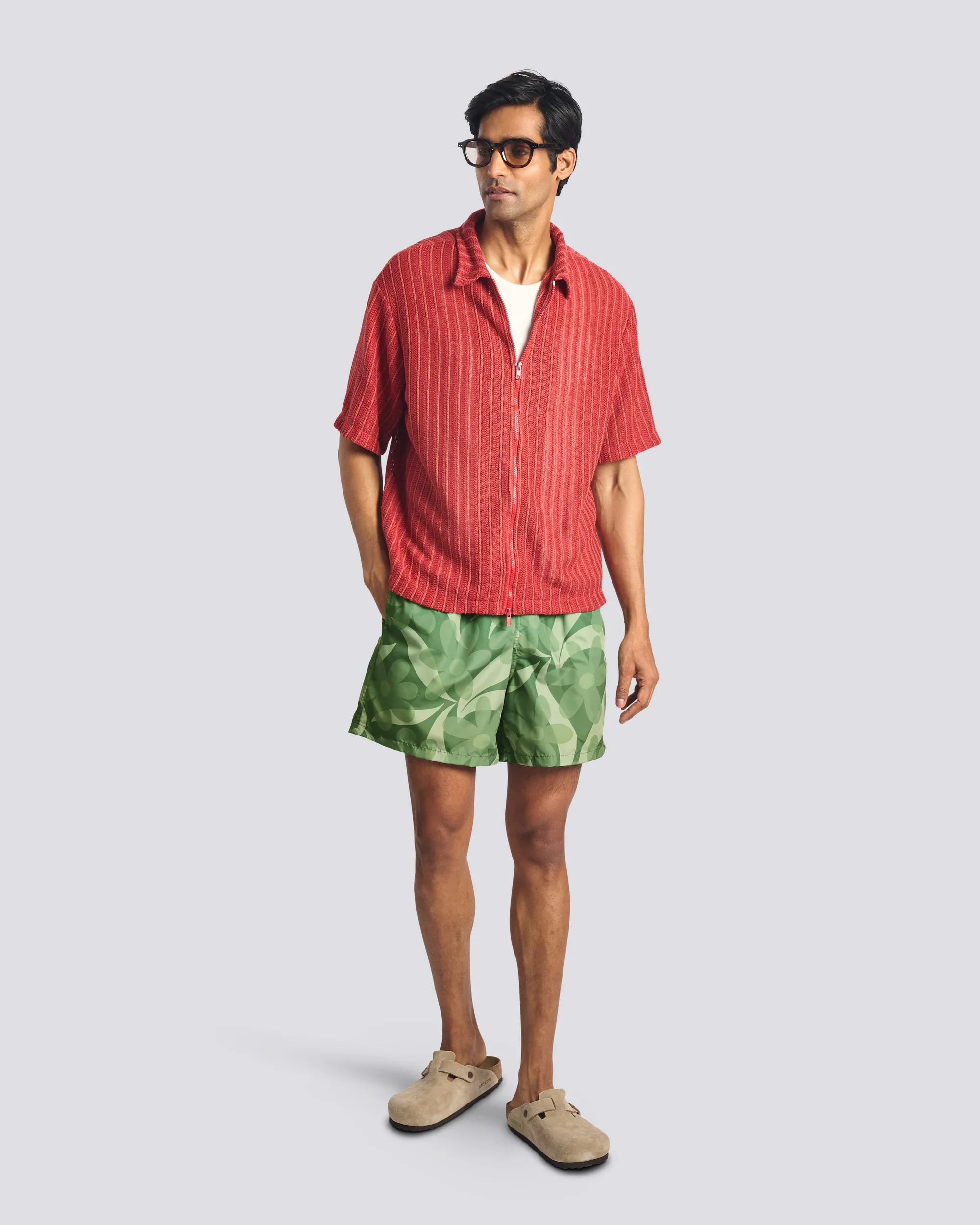 Fern Daisy Trip Swim Trunk (Green) - Image 3