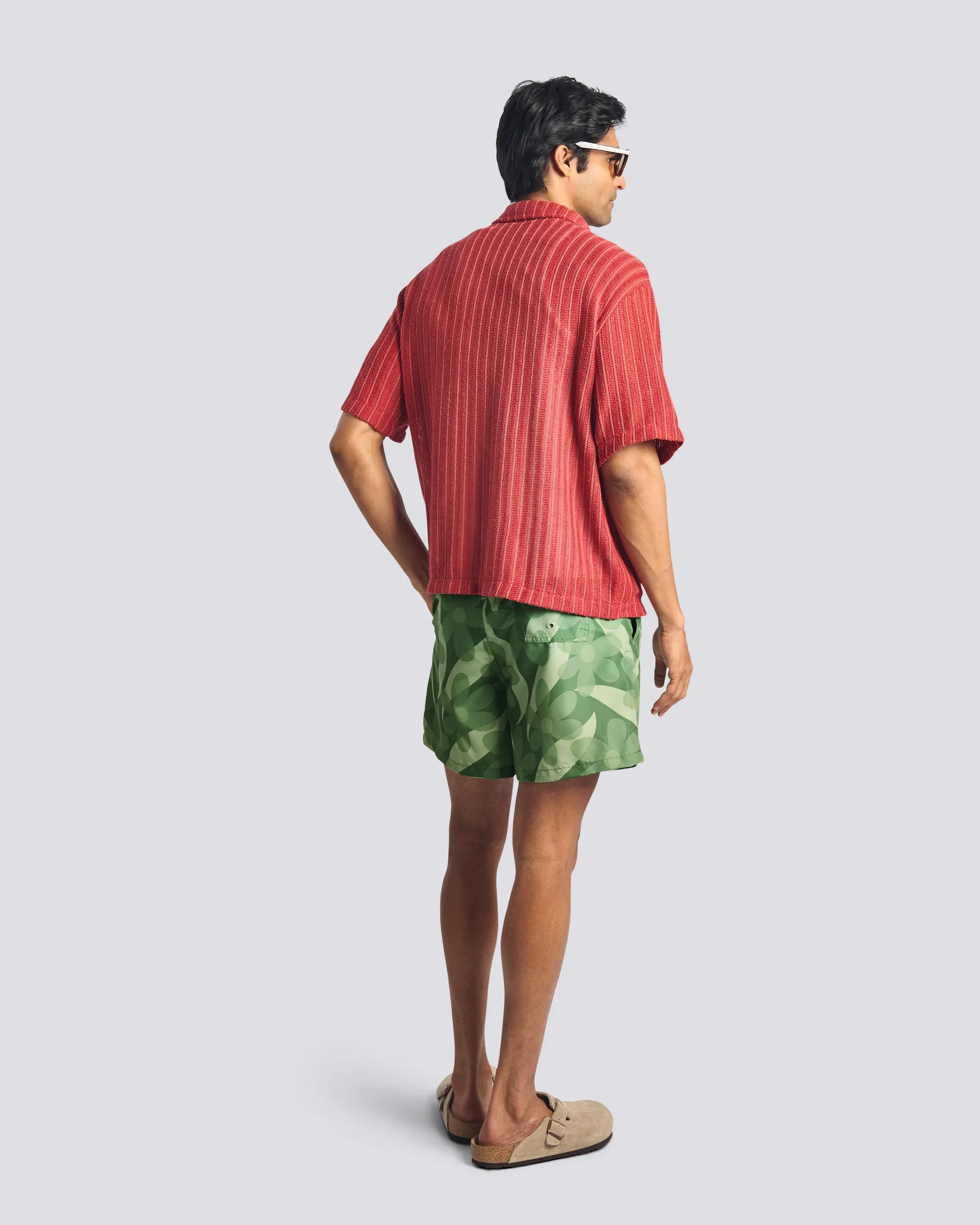 Fern Daisy Trip Swim Trunk (Green) - Image 4
