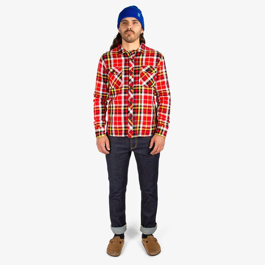 Field Plaid Shirt (Red) - Image 2