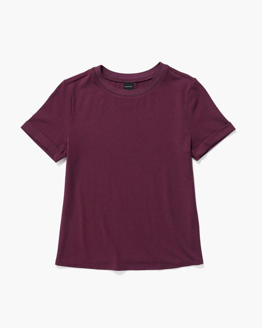 Fitted Tee (Fig) - Image 6
