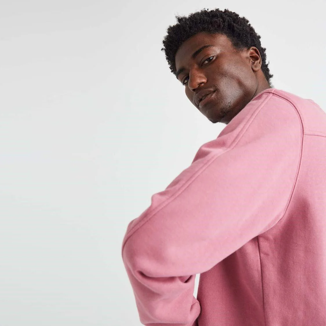 Fleece Sweatshirt (Mauve Rose) - Image 2