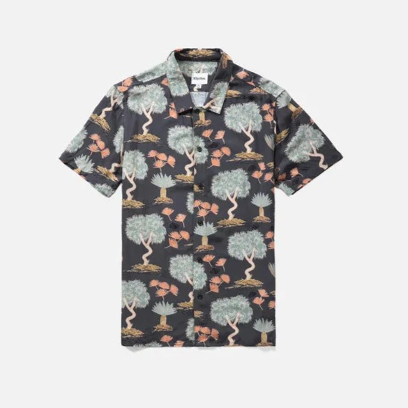 Floral SS Shirt (Black)