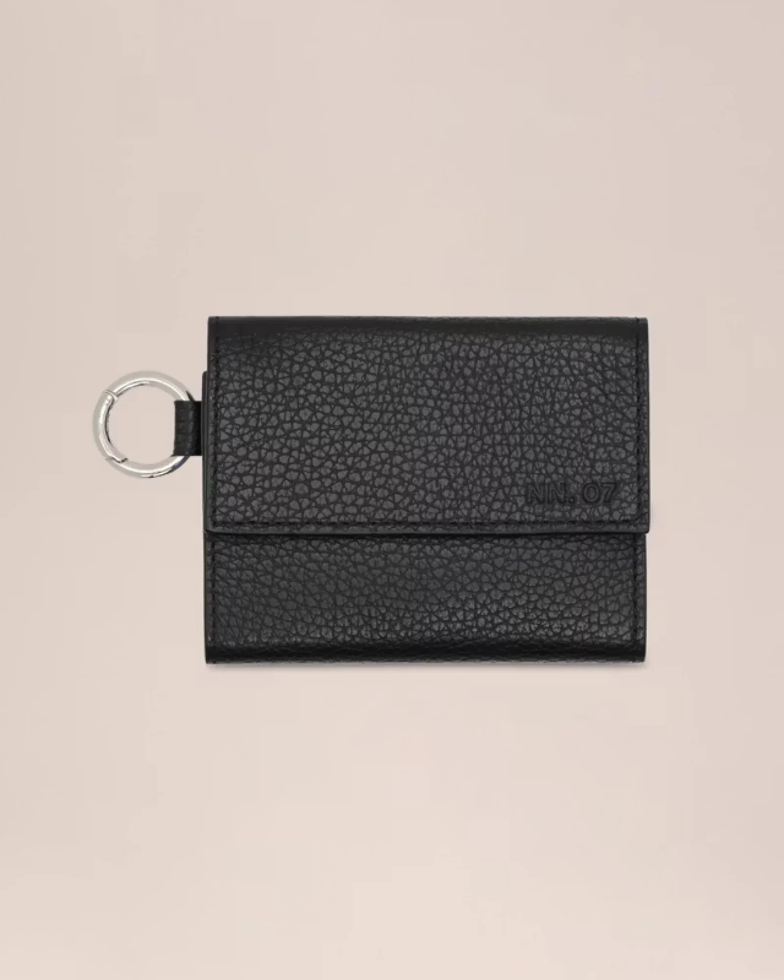 Foldo 90023 Soft Grain Leather Wallet (Black)