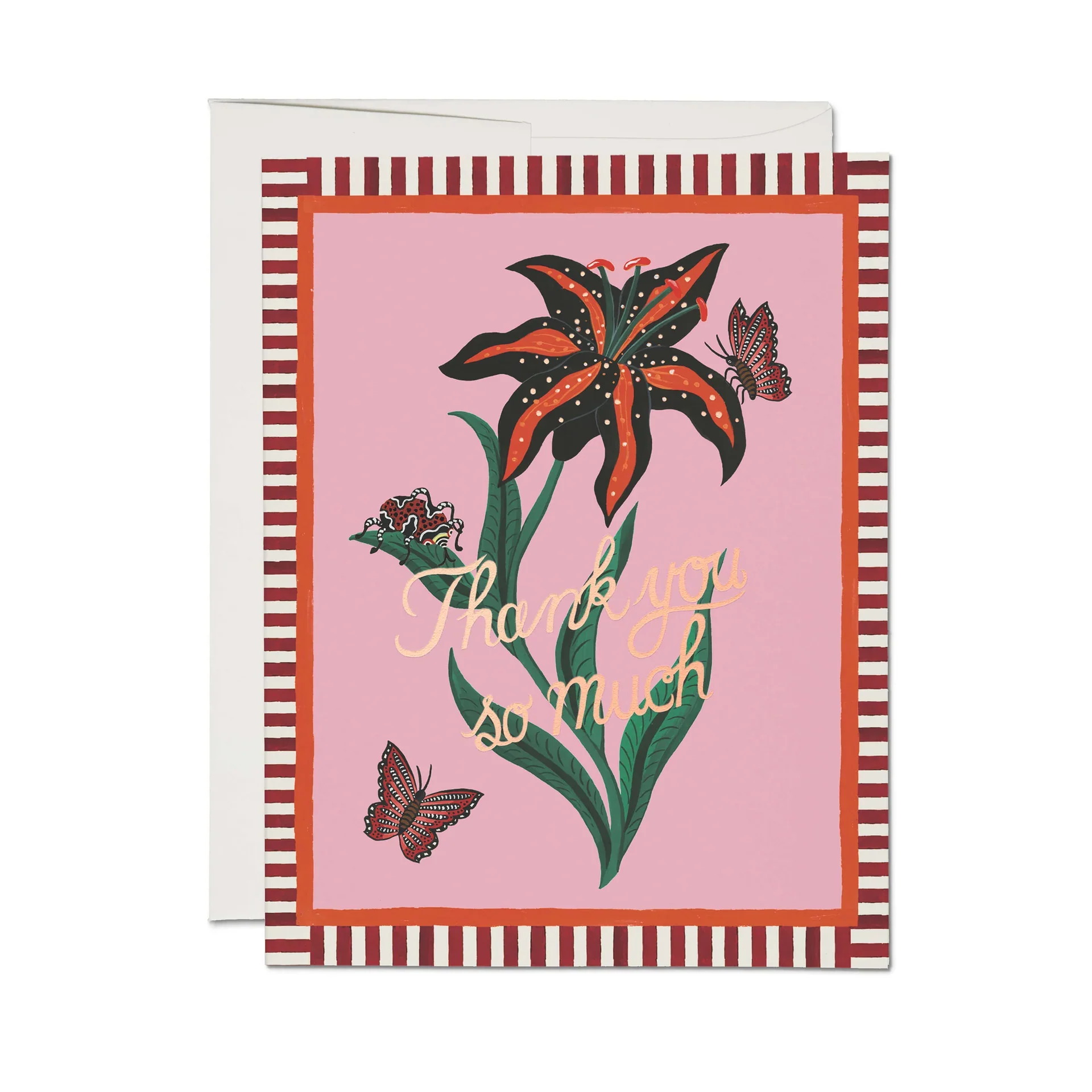 Tiger Lily Thank You Card