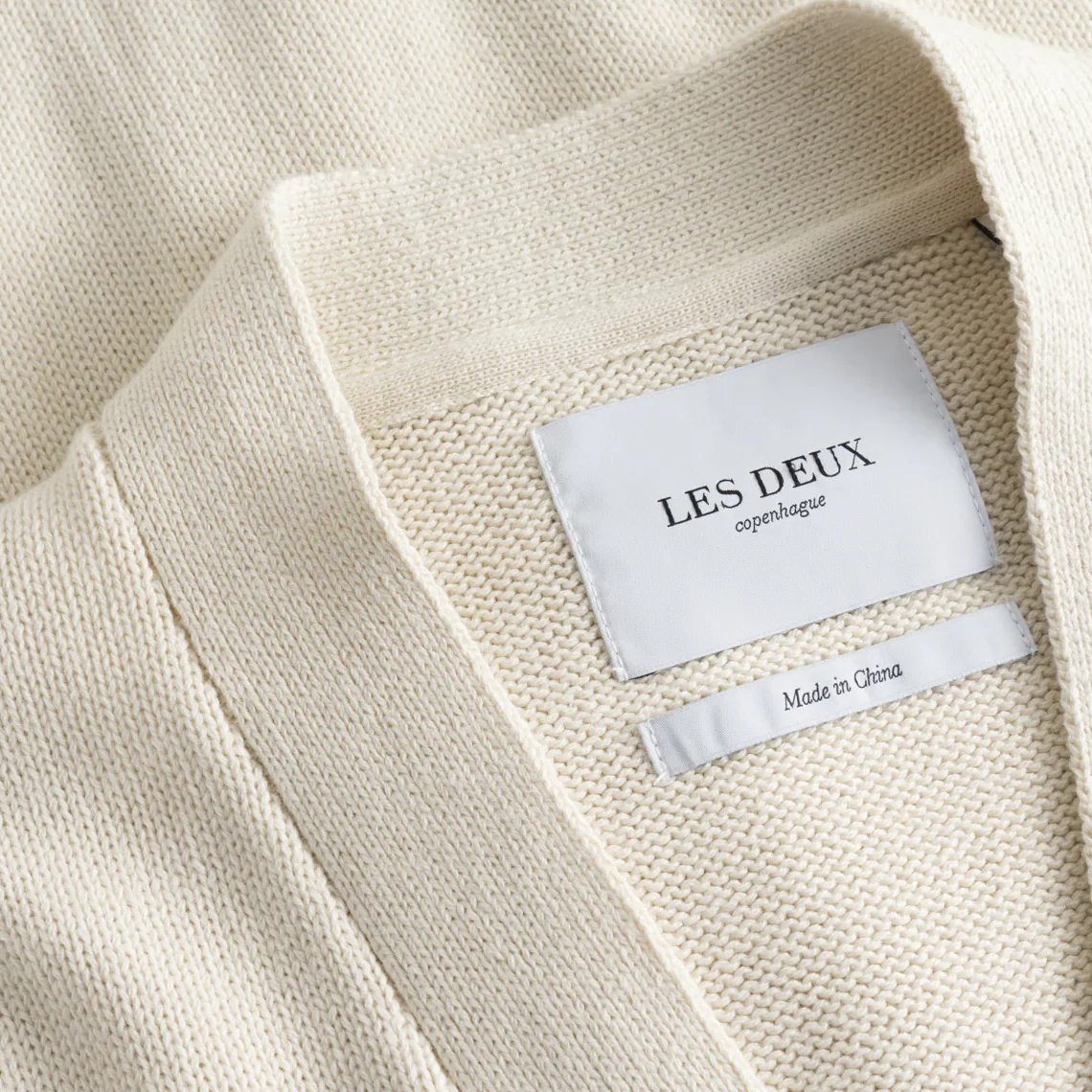 Forrest Cotton Intarsia Cardigan (Ivory + Sports Green) - Image 3
