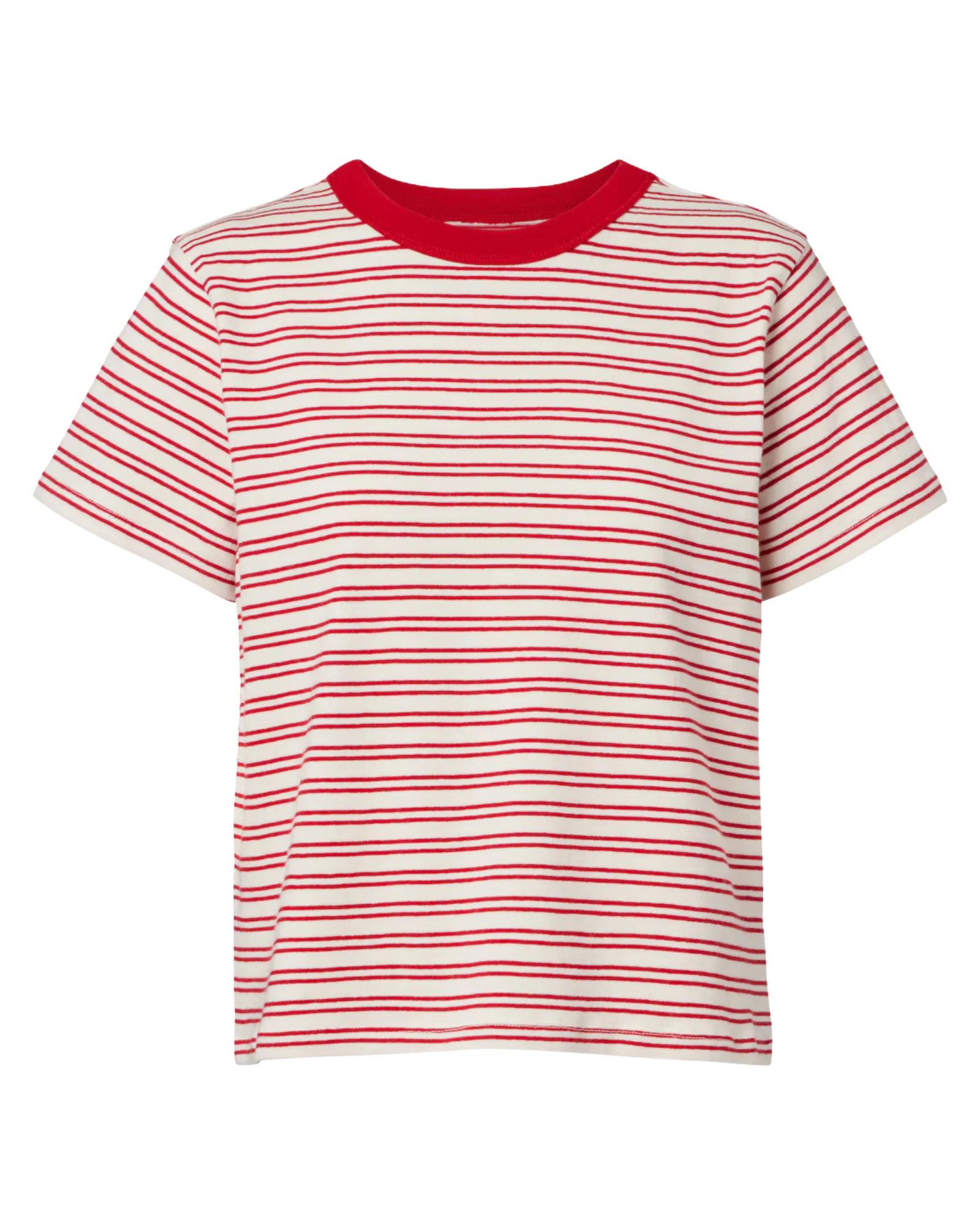 Foster Tee (Natural + Red) - Image 4