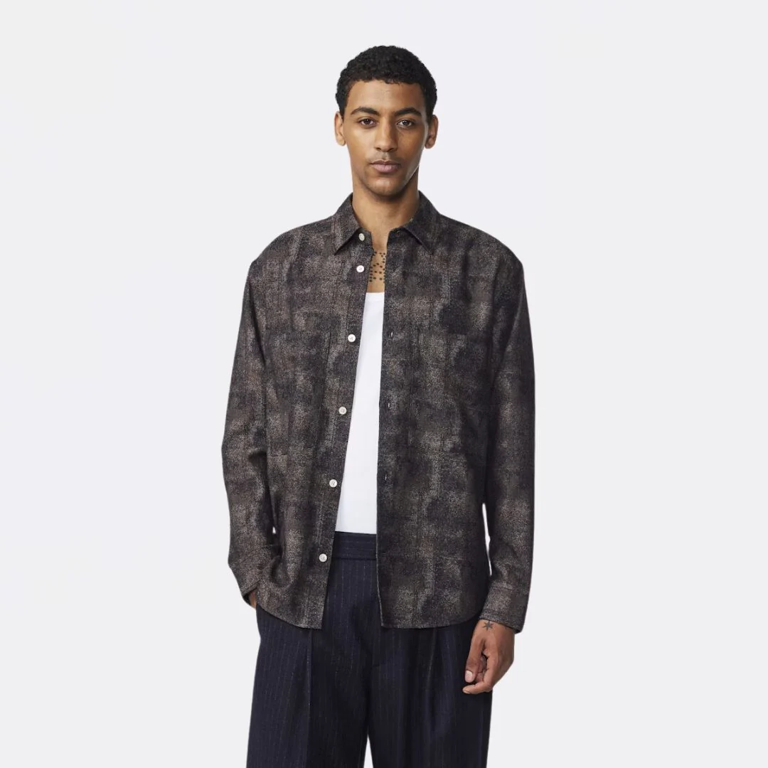 Freddy 5177 Jacquard Shirt (Navy Multi)