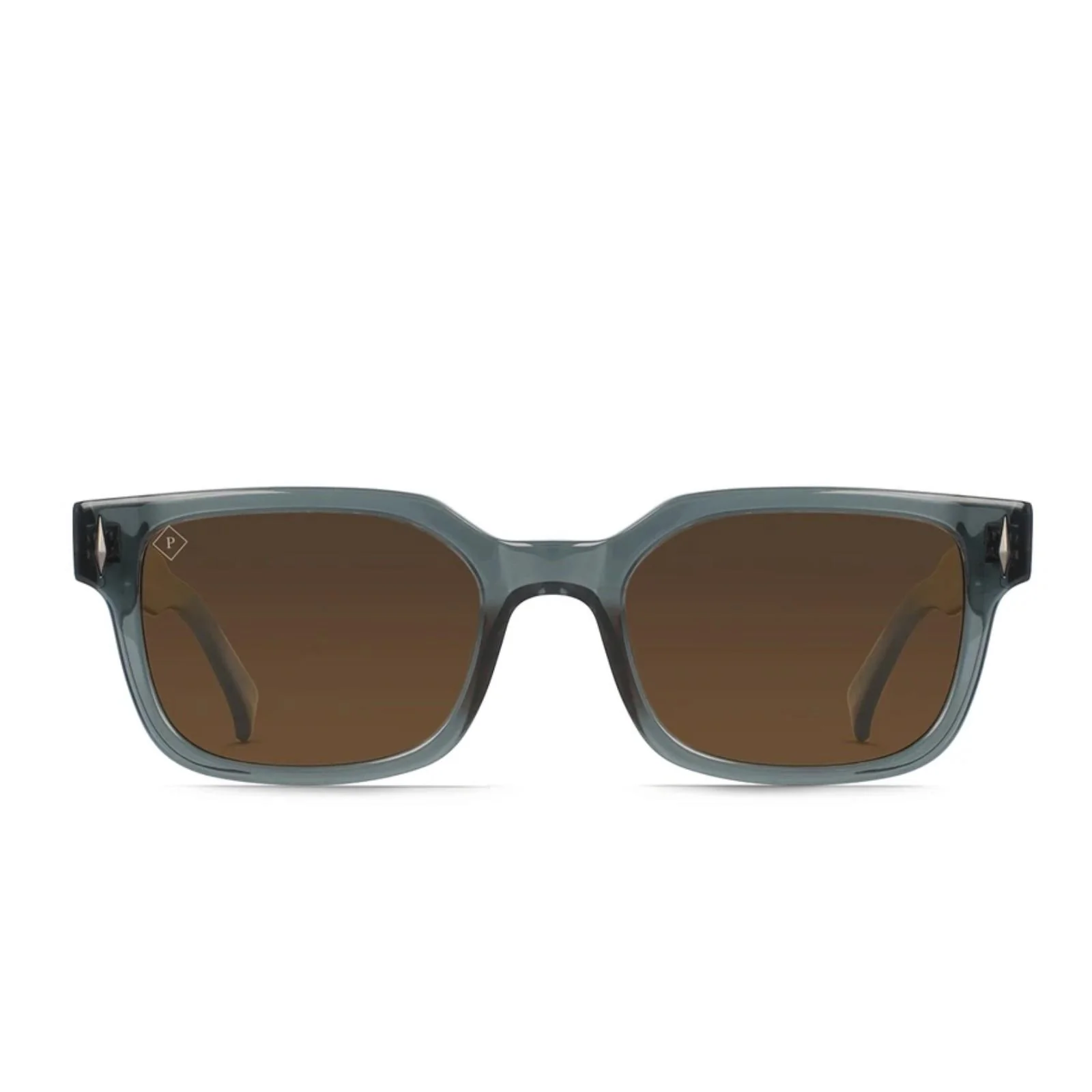 Friar Sunglasses (Crystal Slate + Brown)