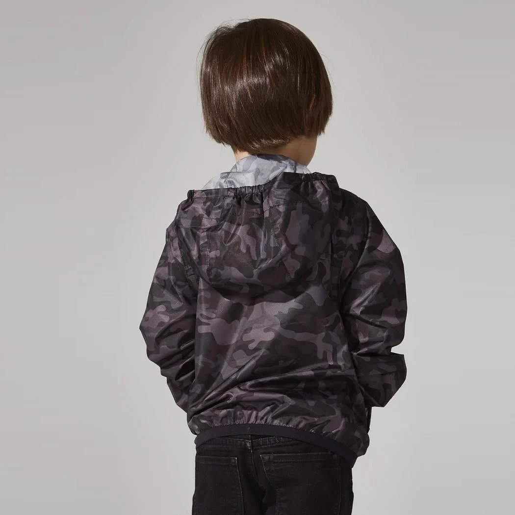 Full Zip Packable Jacket (Black Camo) - Image 3