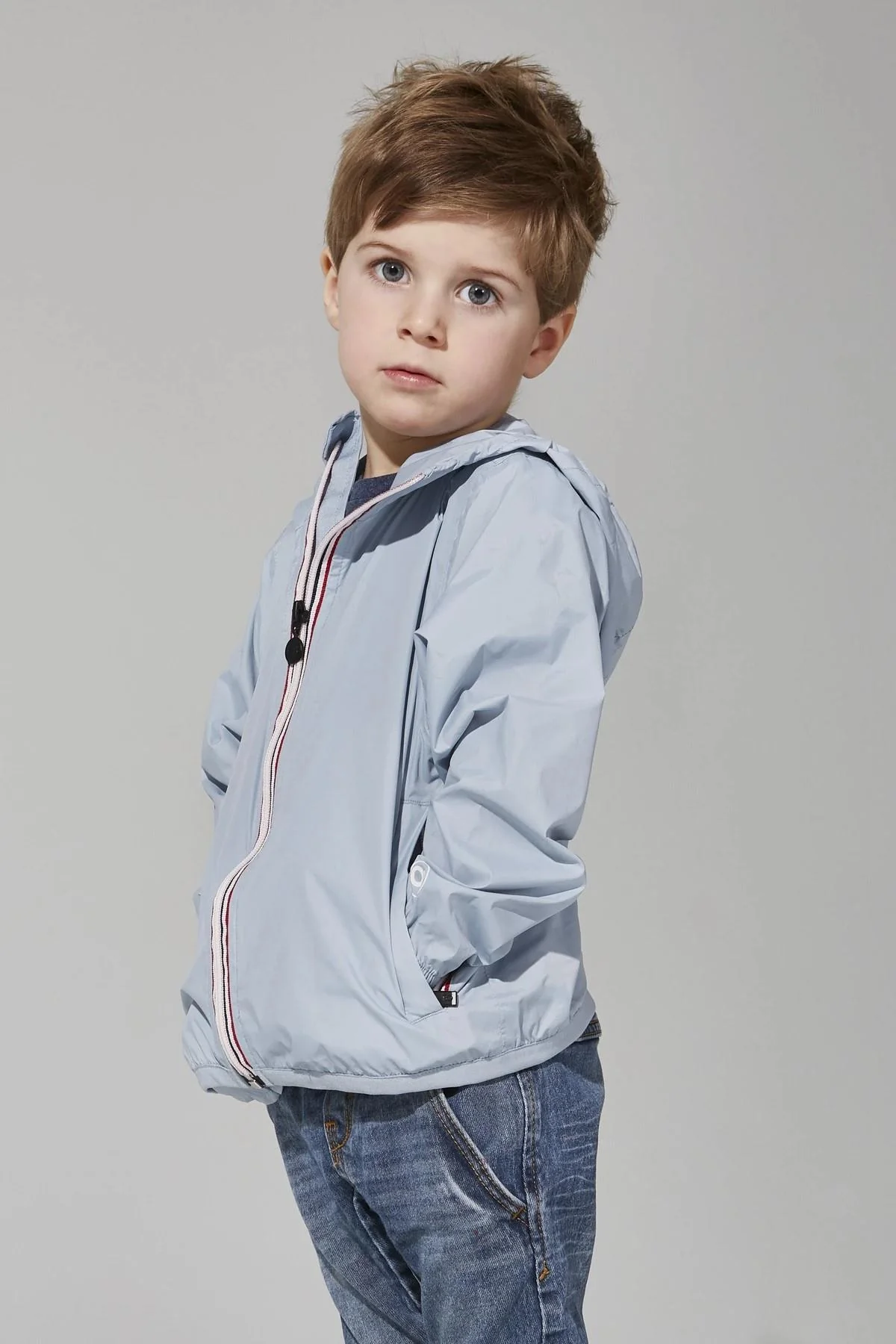 Full Zip Packable Jacket (Celestial Blue) - Image 3