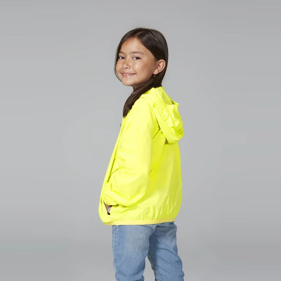 Sam Full Zip Packable Jacket (Yellow Fluo) - Image 2