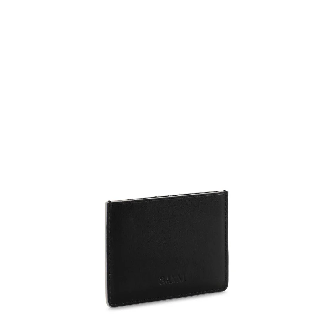 Ganni Bou Card Holder (Black) - Image 2