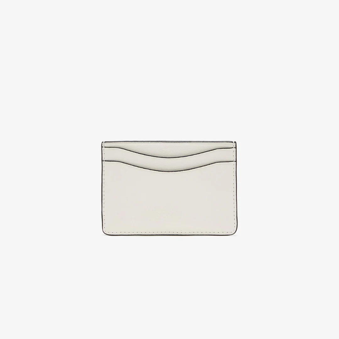 Ganni Card Holder with Cat (Egret) - Image 2