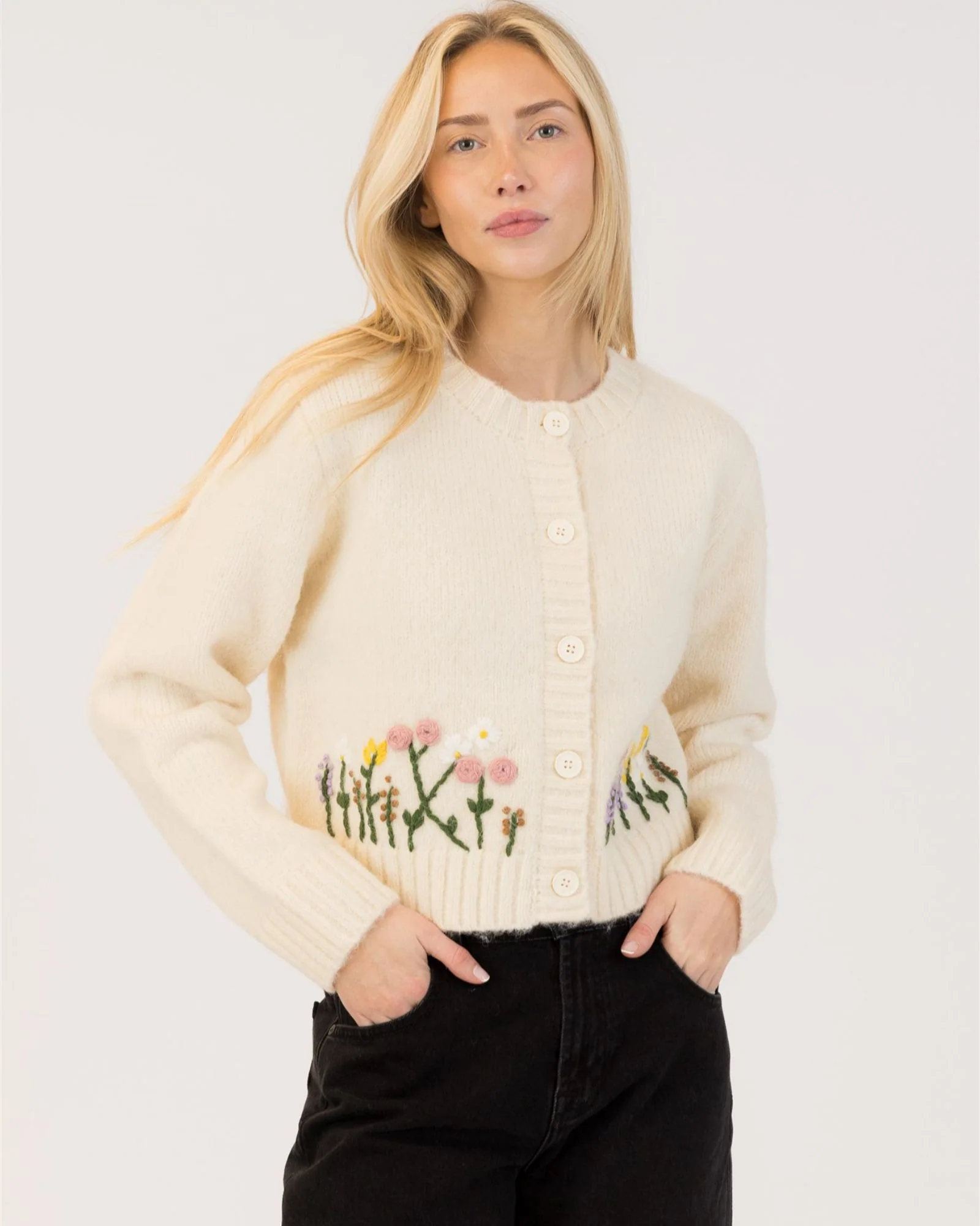 Garden Cardigan (Cream)