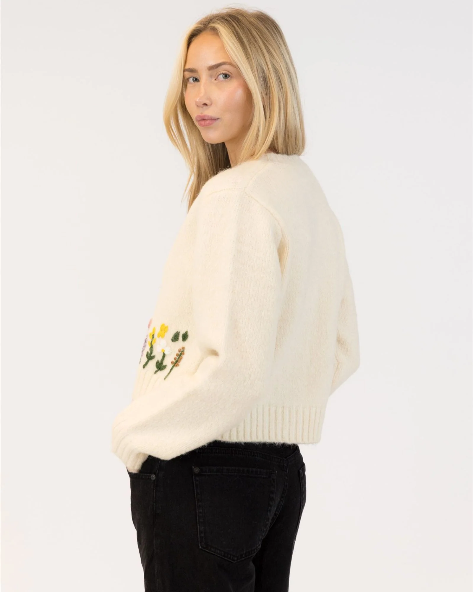 Garden Cardigan (Cream) - Image 4