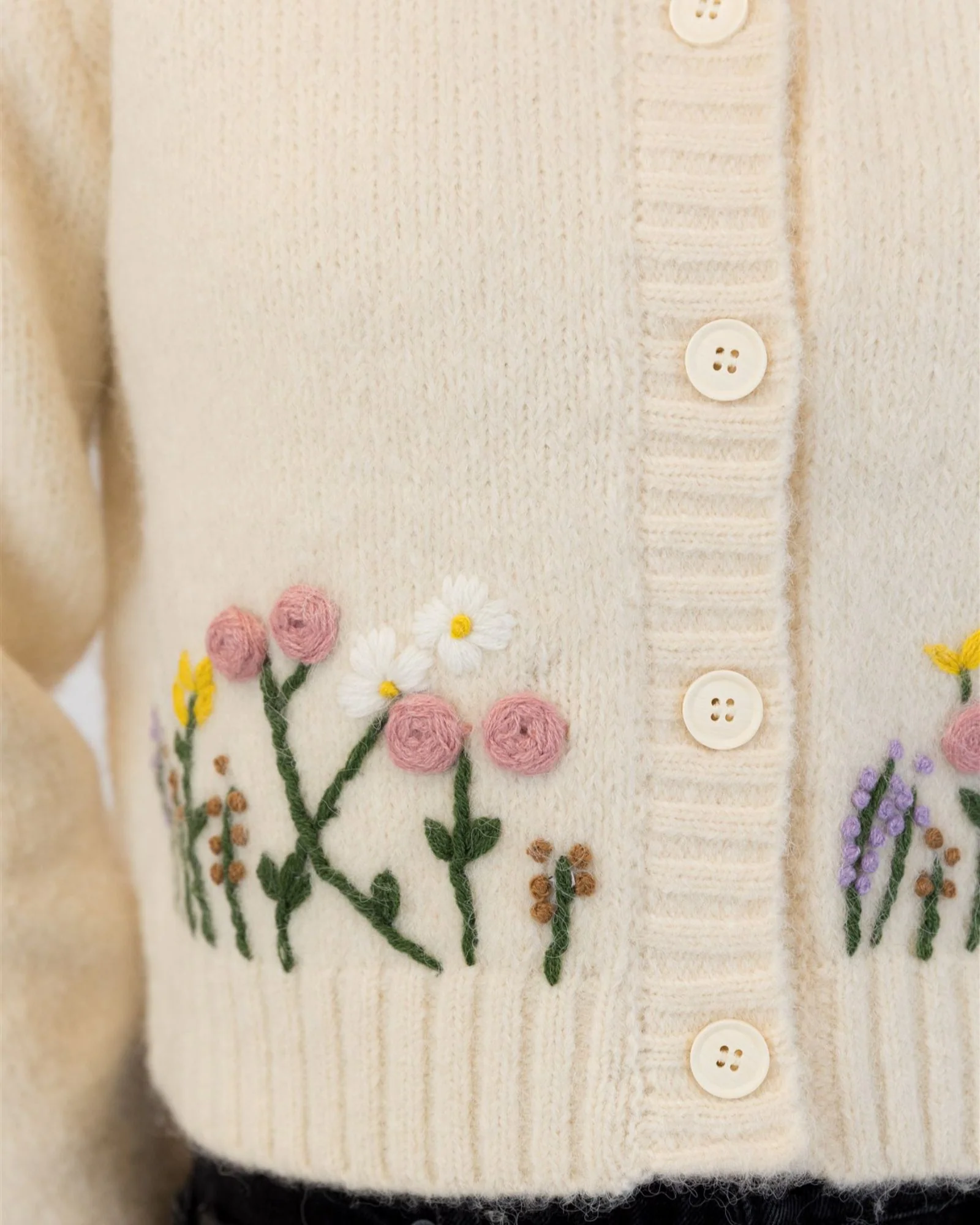 Garden Cardigan (Cream) - Image 5
