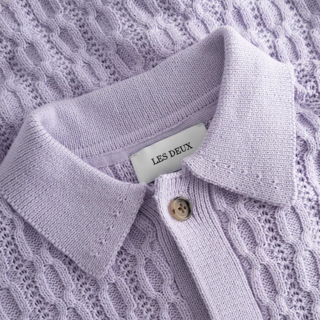 Garrett Knitted Shirt (Light Orchid) - Image 2