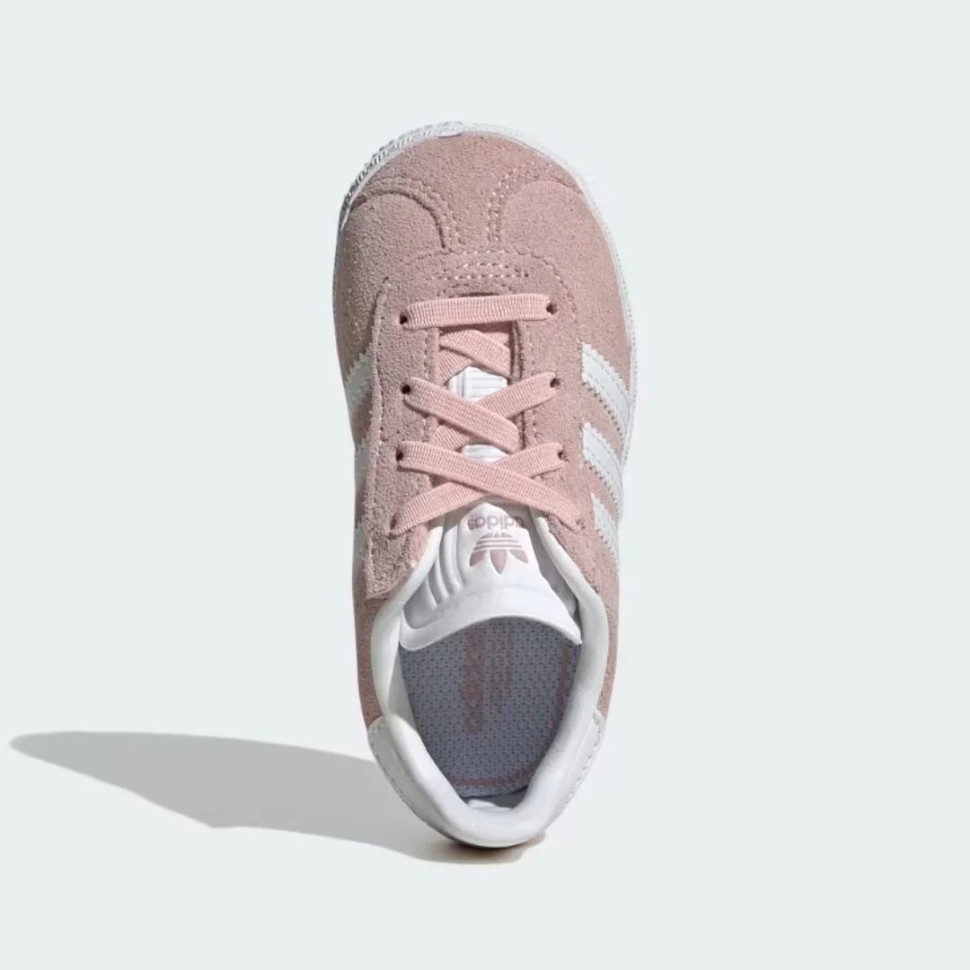 Gazelle Comfort Closure Elastic Lace Shoes (Icey Pink + Cloud White + Gold Metallic) - Image 2