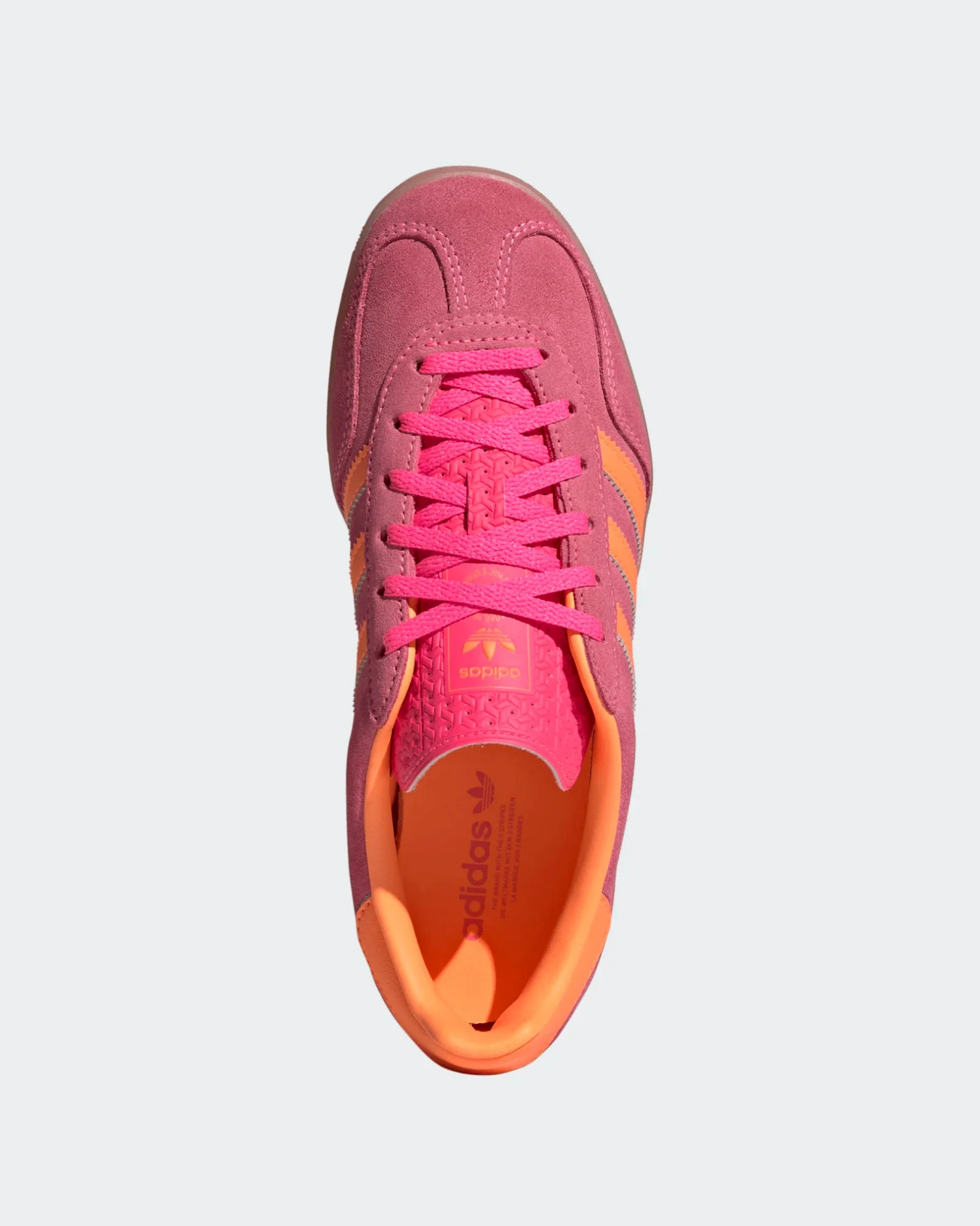 Gazelle Indoor Shoes (Lucid Pink + Lucid Orange + Gum) - Image 2