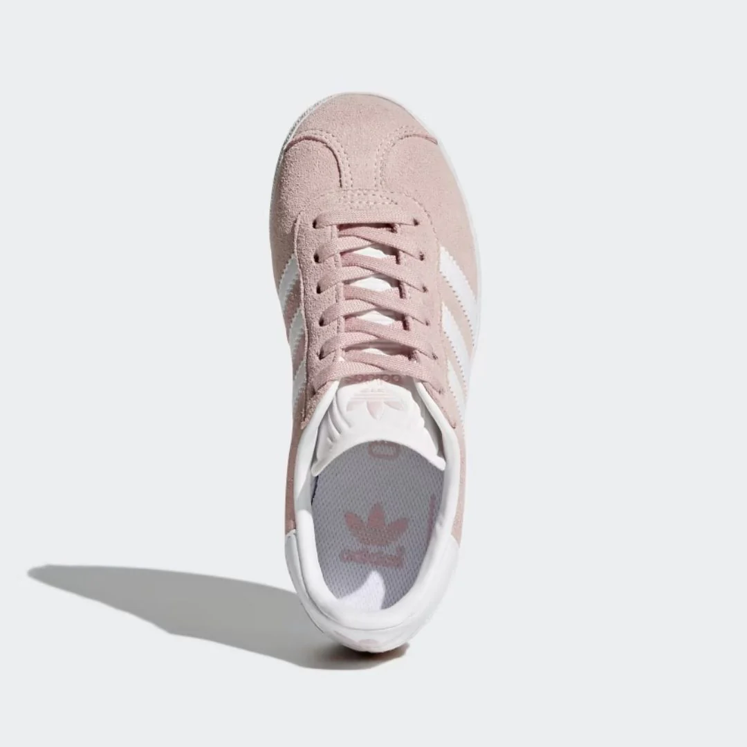 Gazelle Shoes (Icey Pink + Cloud White + Gold Metallic) - Image 2