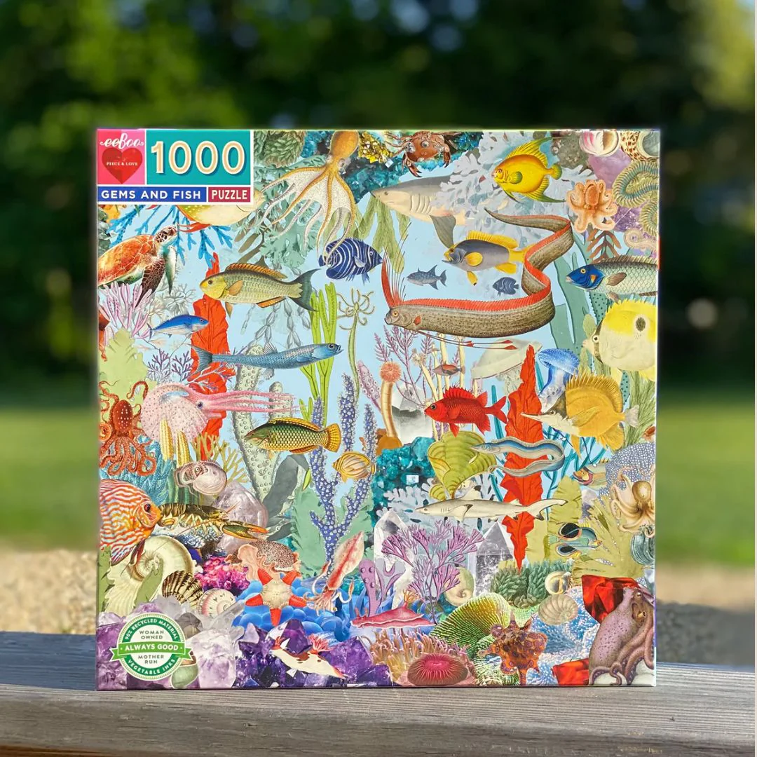 Gems and Fish 1000 Piece Puzzle - Image 3
