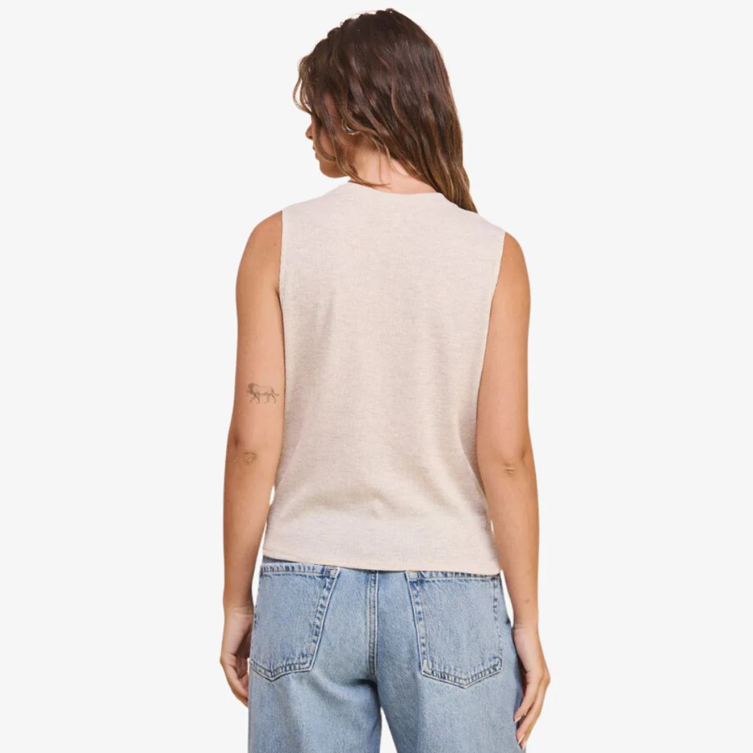 Genesis Twisted Knot Top Thermal (Oatmeal) - Image 2