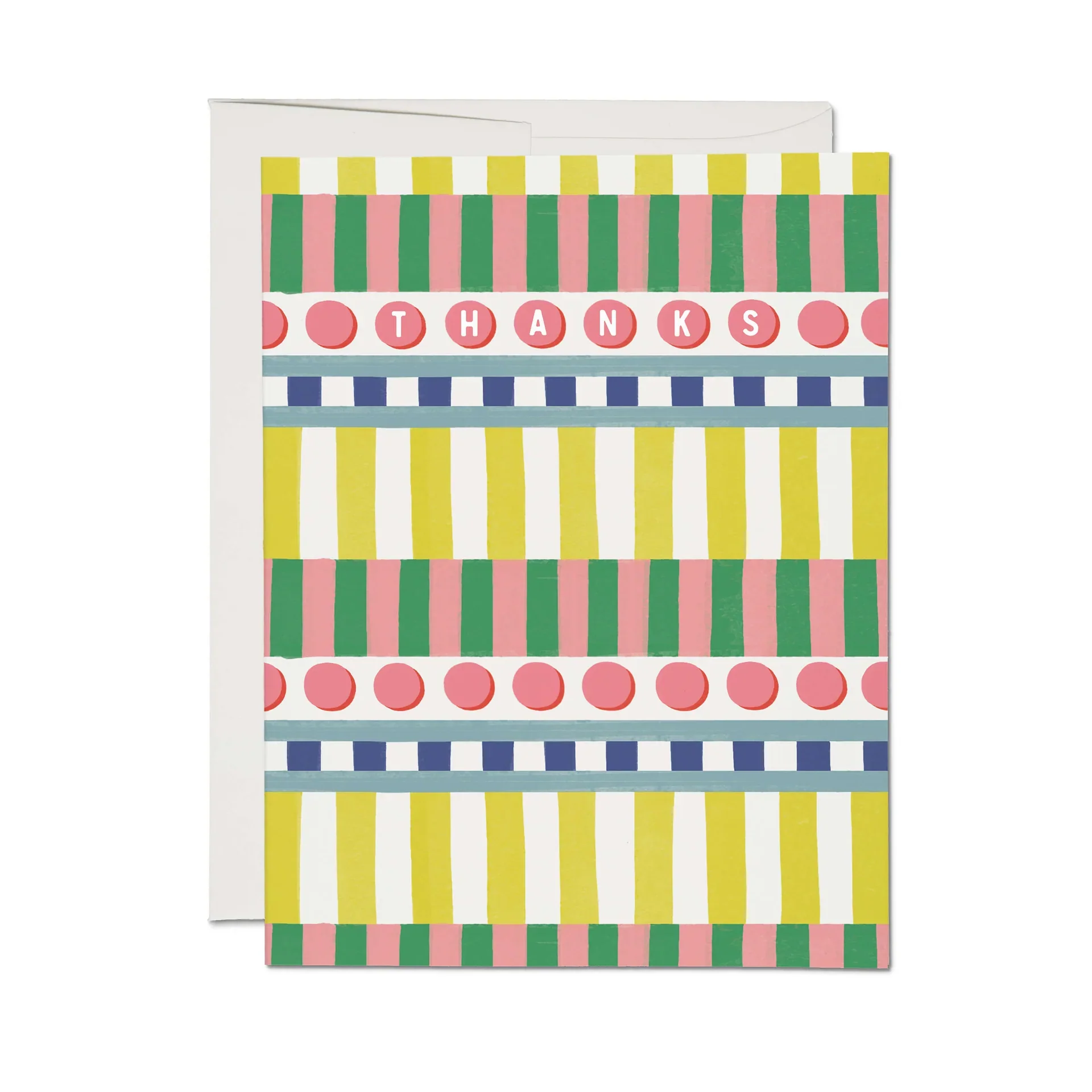 Geometric Thanks Card