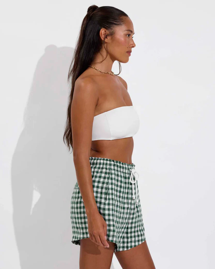 Getaway Short Gingham (Tropics + Coconut) - Image 2
