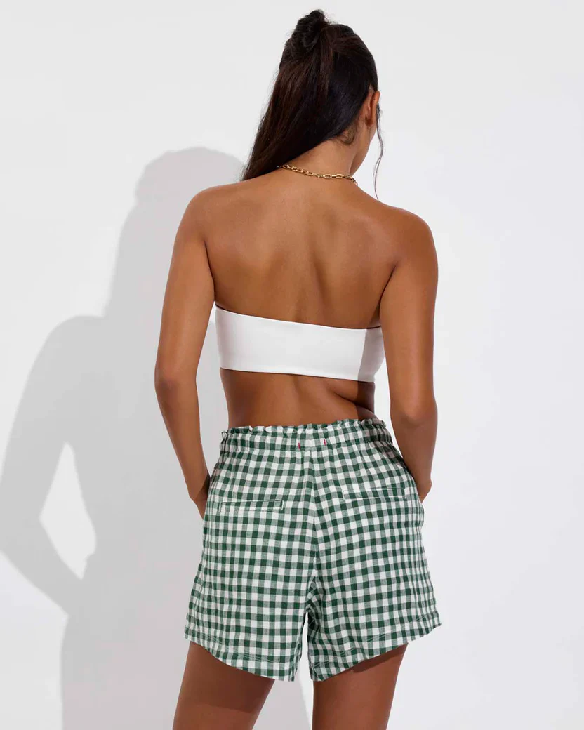 Getaway Short Gingham (Tropics + Coconut) - Image 3