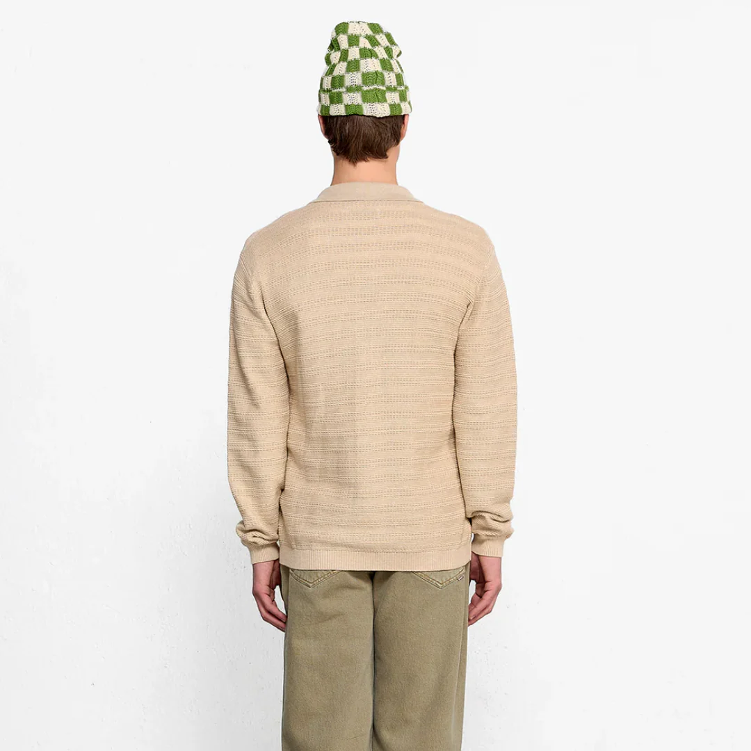 Giorgis Knitted Shirt (Tan) - Image 3