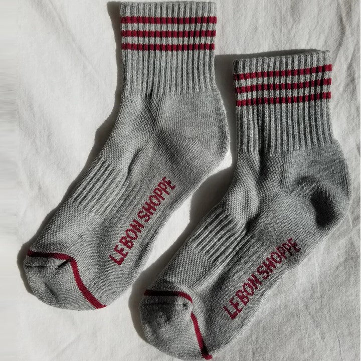Girlfriend Socks (Heather Grey) - Image 3
