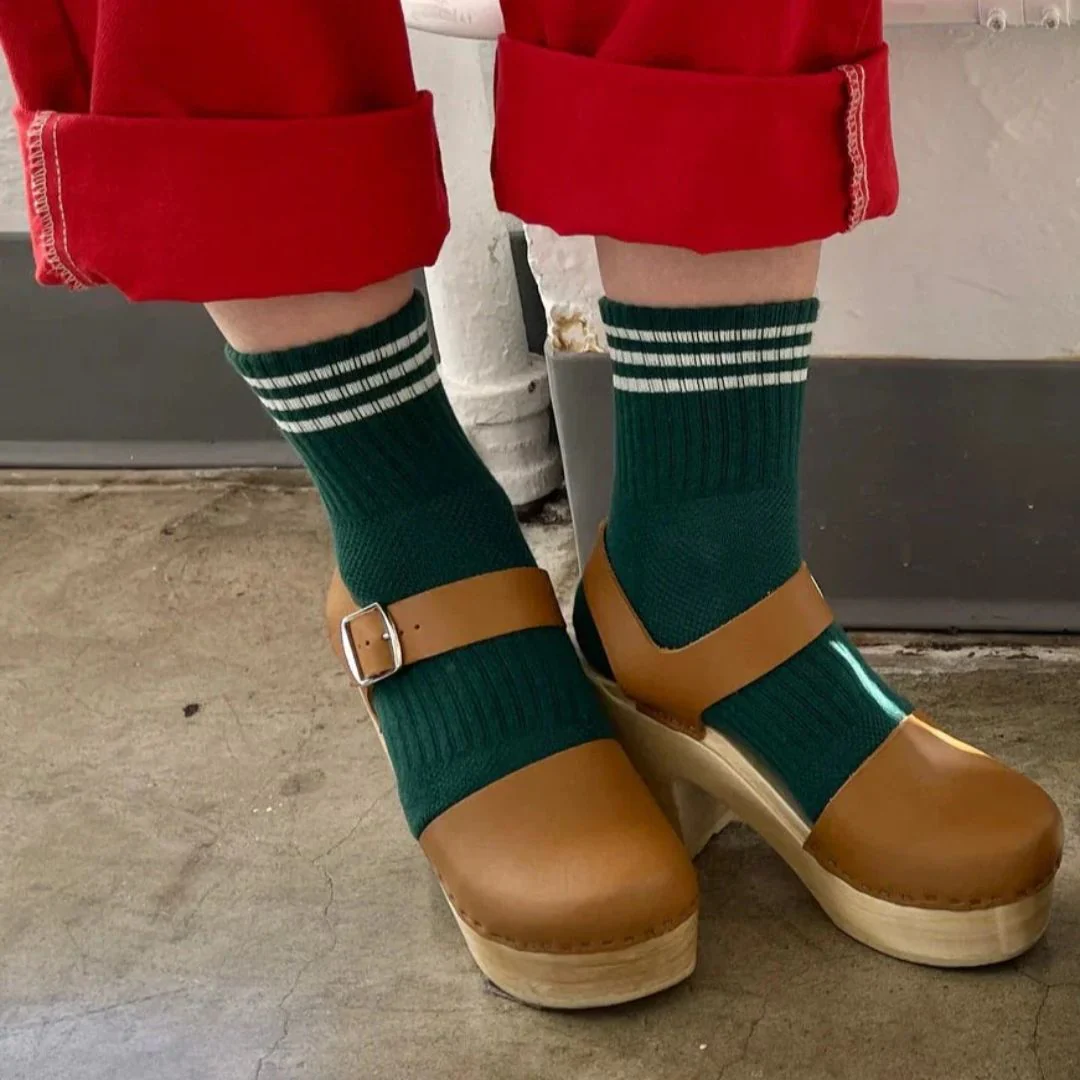 Girlfriend Socks (Hunter Green) - Image 2