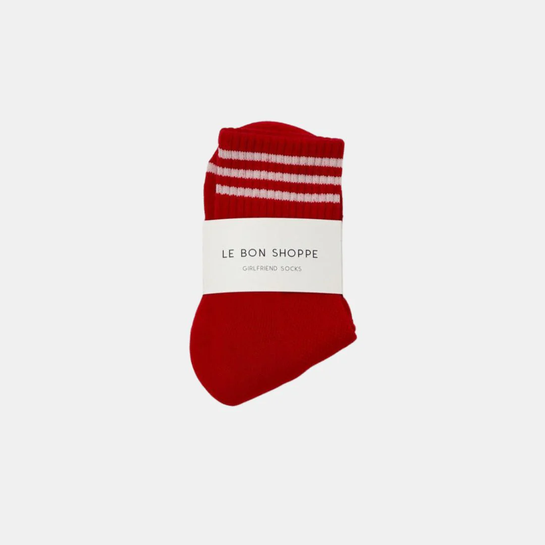 Girlfriend Socks (Scarlet)