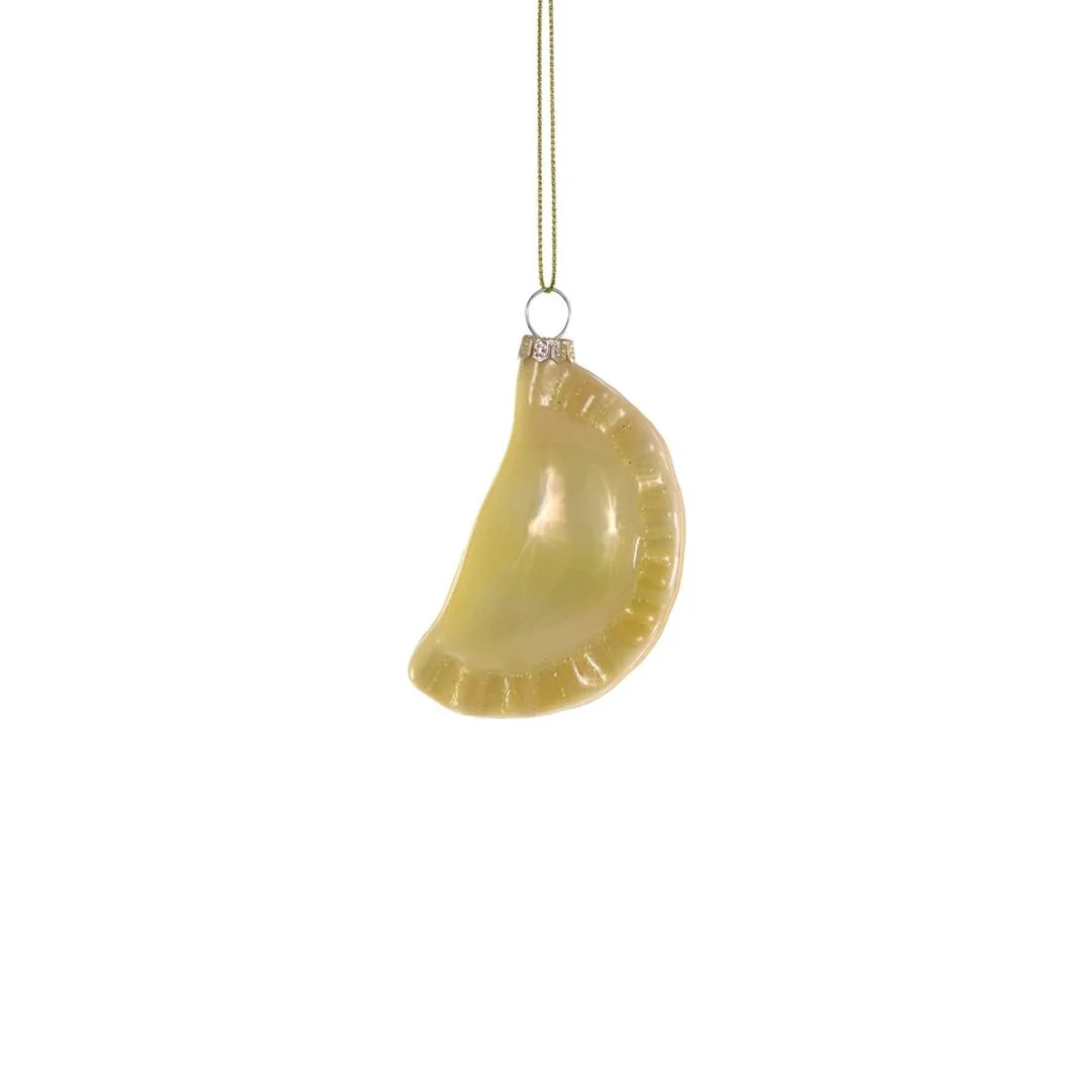 Glass Pierogi Ornament