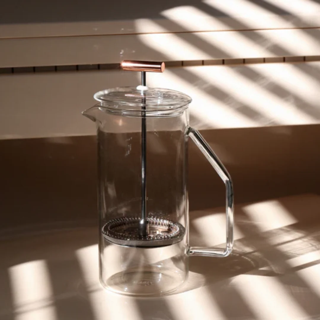 Glass French Press (Clear) - Image 2