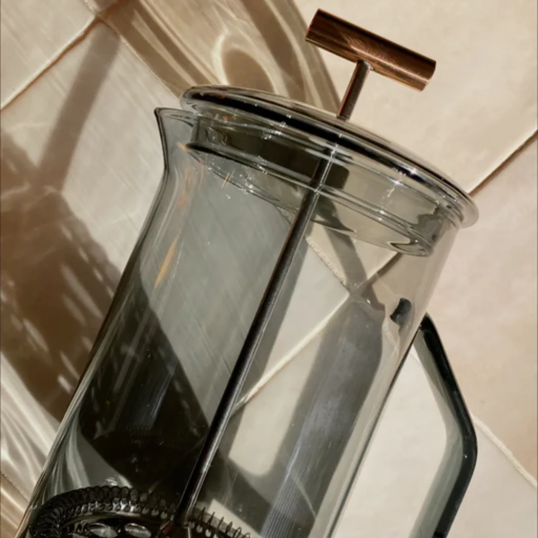Glass French Press (Gray) - Image 2