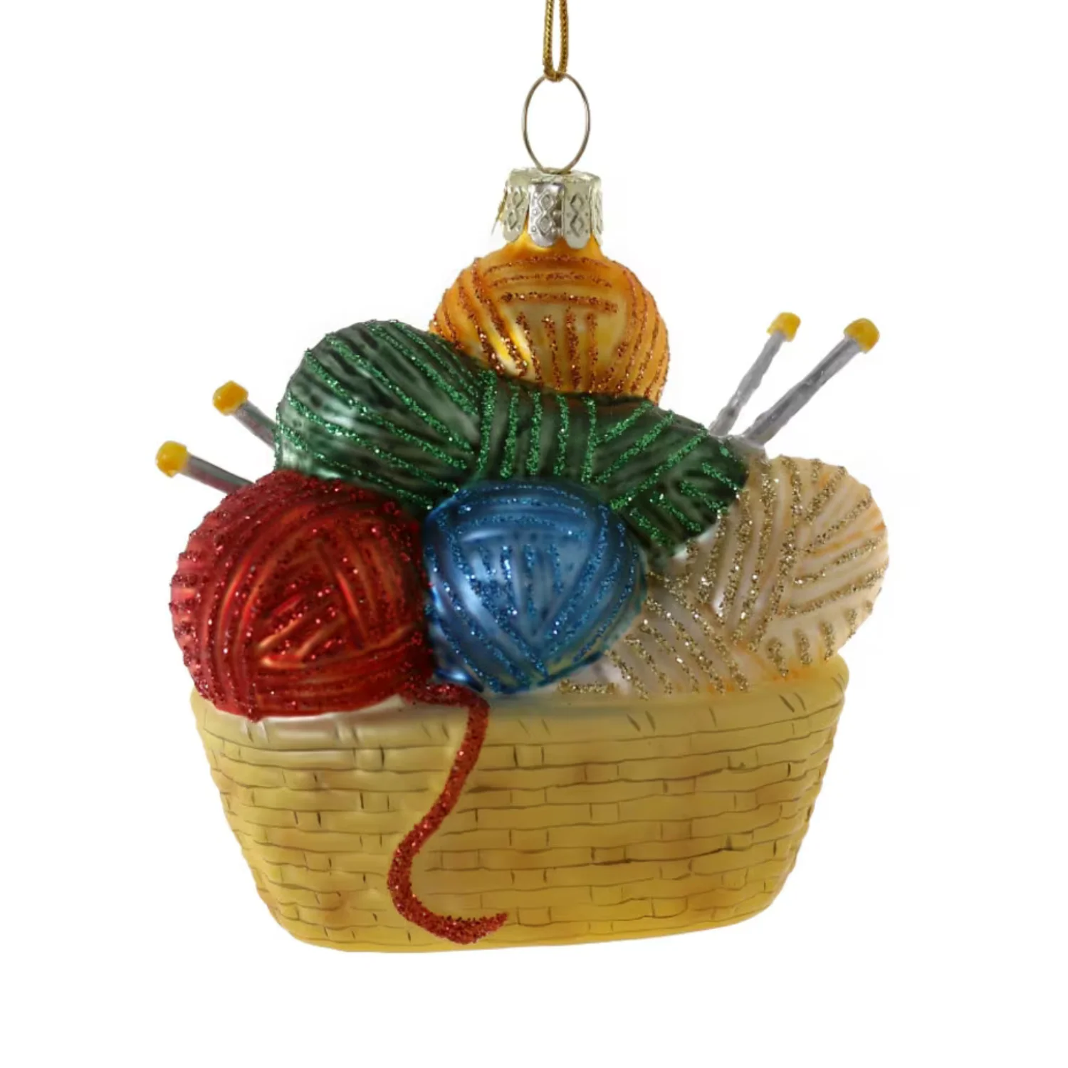 Glass Knit Happens Ornament