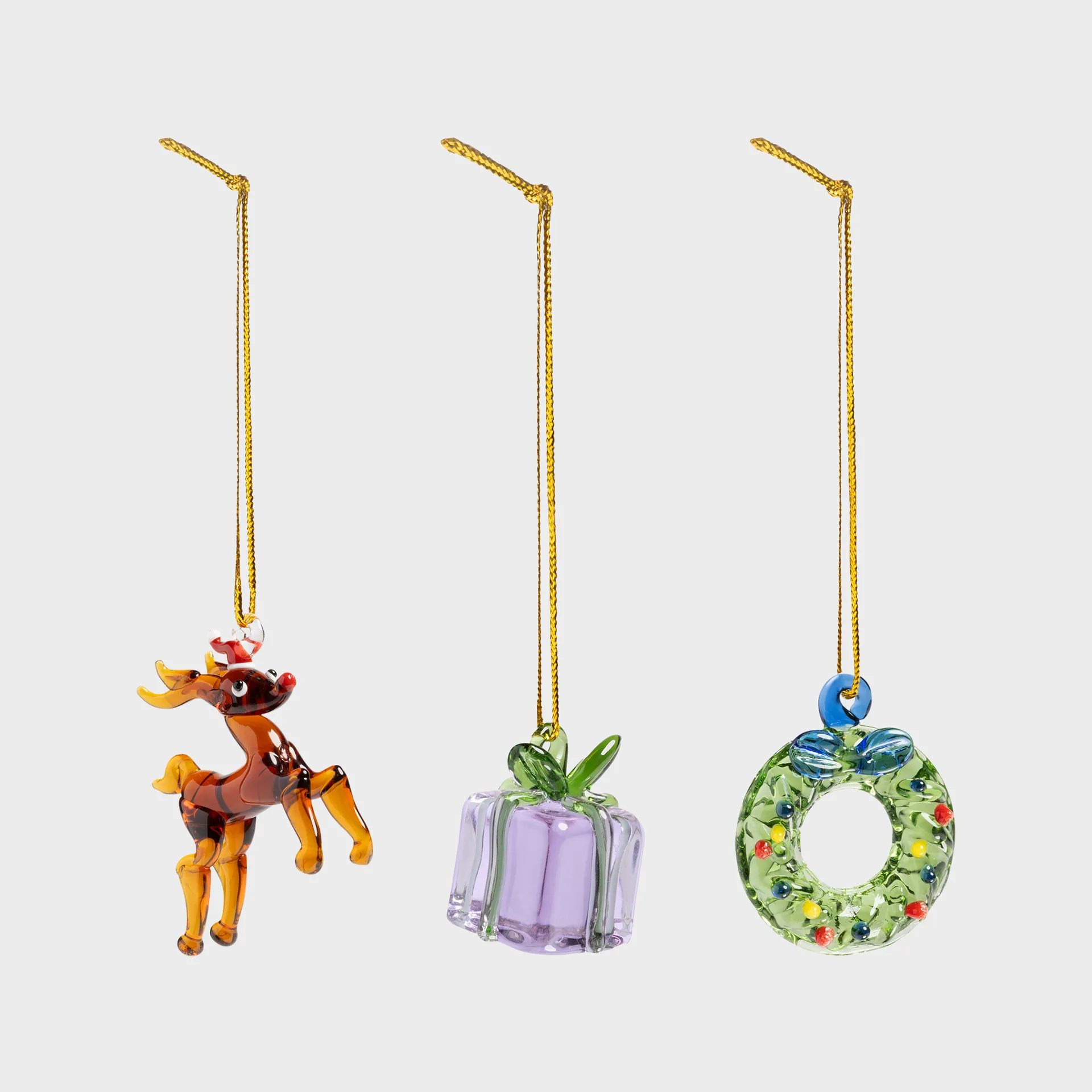 Glass Ornament | Set of 3