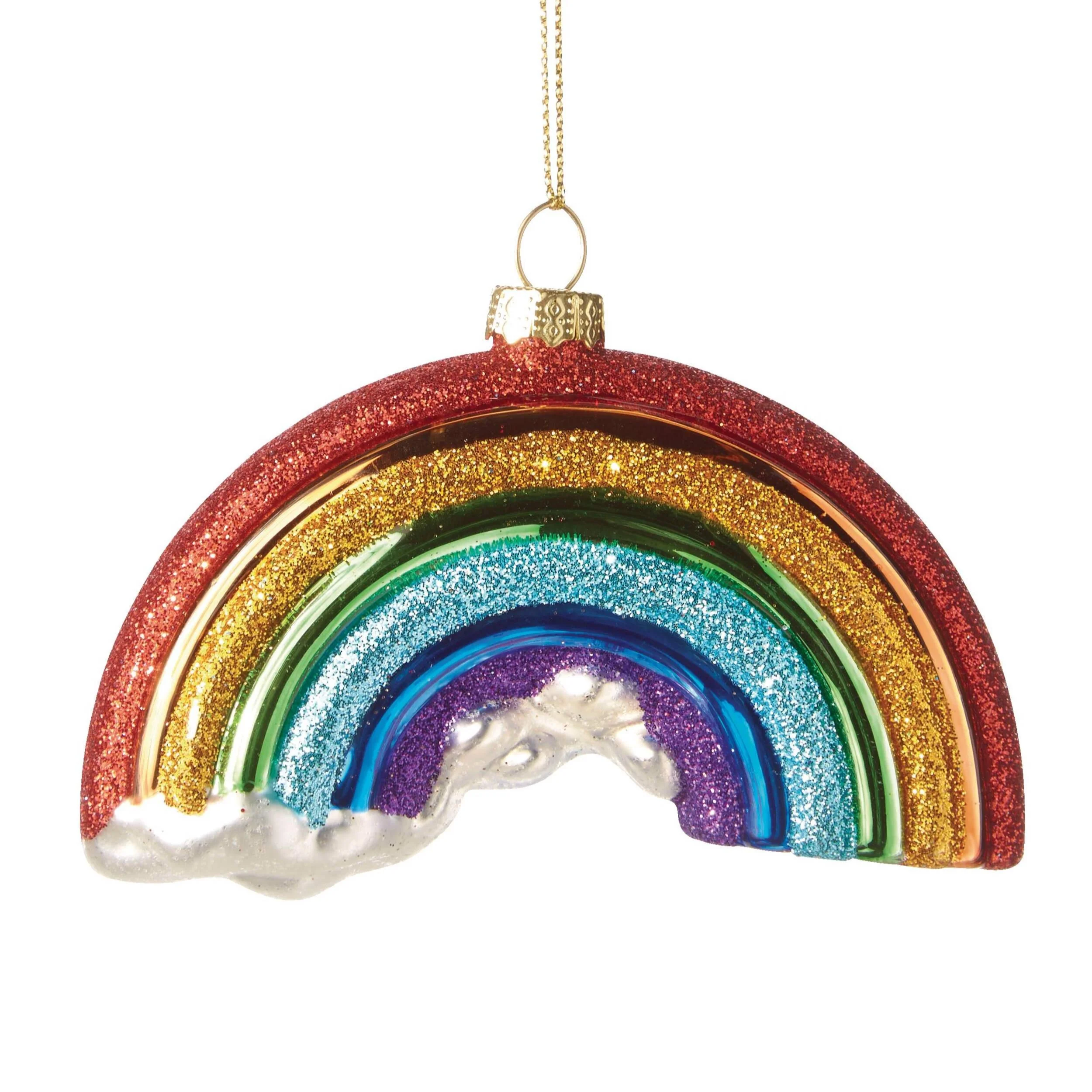 Glass Rainbow Ornament