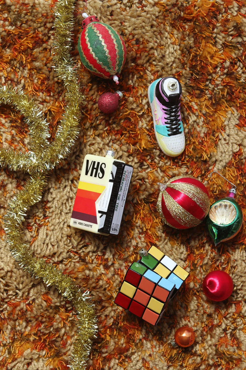 Glass VHS Tape Ornament - Image 2